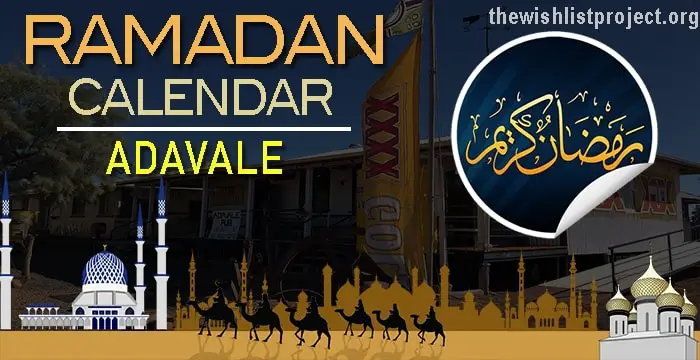 Ramadan 2024 Calendar Adavale: Sehar & Iftar Time