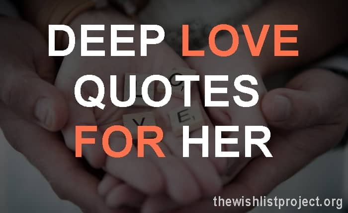 Top 25 Deep Love Quotes For Her with Images