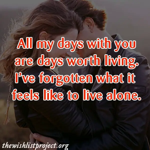 Romantic Love Quotes For Wife status